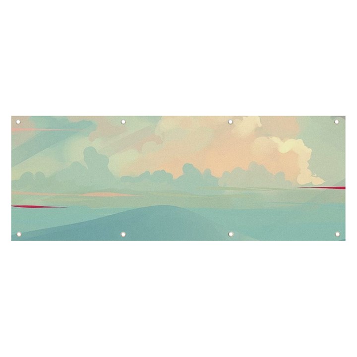 Anime Landscape Banner and Sign 8  x 3 