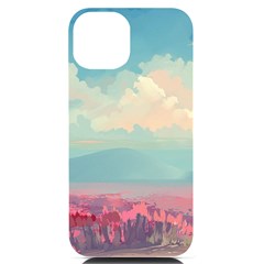 Anime Landscape Iphone 14 Black Uv Print Case by Sarkoni