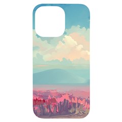 Anime Landscape Iphone 14 Pro Max Black Uv Print Case by Sarkoni