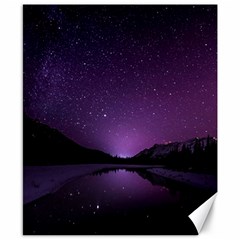 Dark Purple Aesthetic Landscape Canvas 8  X 10  by Sarkoni