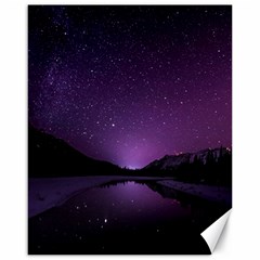 Dark Purple Aesthetic Landscape Canvas 16  X 20  by Sarkoni