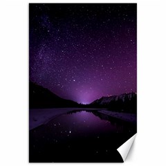 Dark Purple Aesthetic Landscape Canvas 20  X 30  by Sarkoni