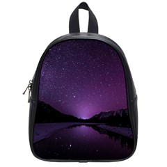 Dark Purple Aesthetic Landscape School Bag (small) by Sarkoni