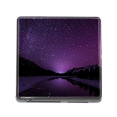 Dark Purple Aesthetic Landscape Memory Card Reader (square 5 Slot) by Sarkoni