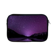 Dark Purple Aesthetic Landscape Apple Ipad Mini Zipper Cases by Sarkoni