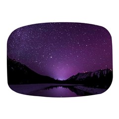 Dark Purple Aesthetic Landscape Mini Square Pill Box by Sarkoni