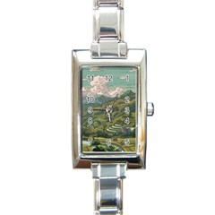 Anime Scenery Drawing Sky Landscape Cloud Cartoon Rectangle Italian Charm Watch by Sarkoni