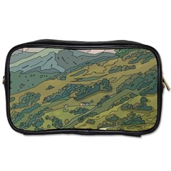 Anime Scenery Drawing Sky Landscape Cloud Cartoon Toiletries Bag (one Side) by Sarkoni