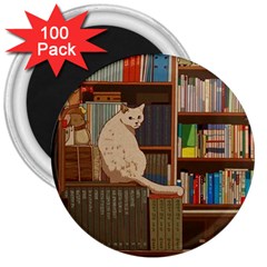 Library Aesthetic 3  Magnets (100 Pack) by Sarkoni