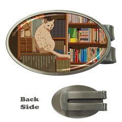 Library Aesthetic Money Clips (oval)  by Sarkoni