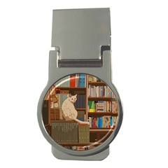 Library Aesthetic Money Clips (round)  by Sarkoni