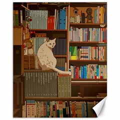 Library Aesthetic Canvas 11  X 14  by Sarkoni