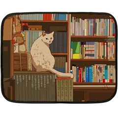 Library Aesthetic Fleece Blanket (mini) by Sarkoni