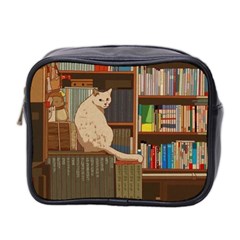 Library Aesthetic Mini Toiletries Bag (two Sides) by Sarkoni