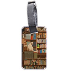 Library Aesthetic Luggage Tag (two Sides) by Sarkoni