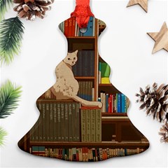 Library Aesthetic Ornament (christmas Tree)  by Sarkoni