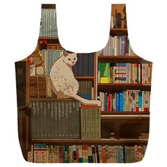 Library Aesthetic Full Print Recycle Bag (xxl) by Sarkoni