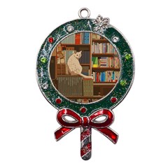 Library Aesthetic Metal X mas Lollipop With Crystal Ornament