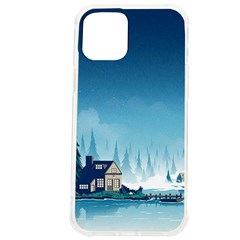 Winter Scenery Minimalist Night Landscape Iphone 12 Pro Max Tpu Uv Print Case by Sarkoni