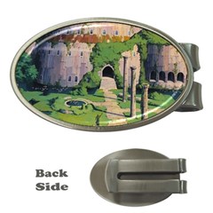 Painting Scenery Money Clips (oval)  by Sarkoni