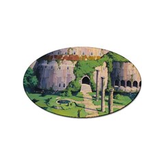 Painting Scenery Sticker (oval) by Sarkoni