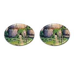 Painting Scenery Cufflinks (oval) by Sarkoni