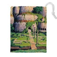 Painting Scenery Drawstring Pouch (5xl) by Sarkoni