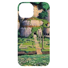 Painting Scenery Iphone 14 Black Uv Print Case by Sarkoni