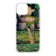 Painting Scenery Iphone 14 Tpu Uv Print Case