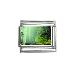 Trees Forest Artwork Nature Beautiful Landscape Italian Charm (9mm) by Sarkoni