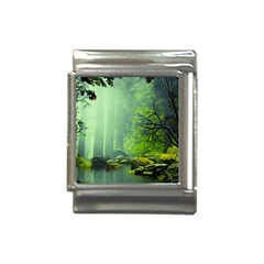 Trees Forest Artwork Nature Beautiful Landscape Italian Charm (13mm) by Sarkoni