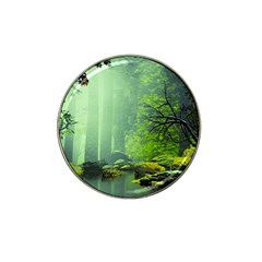 Trees Forest Artwork Nature Beautiful Landscape Hat Clip Ball Marker (4 Pack) by Sarkoni