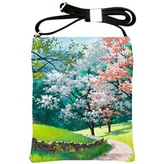 Anime Scenery Landscape Shoulder Sling Bag by Sarkoni