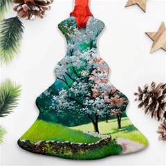 Anime Scenery Landscape Christmas Tree Ornament (two Sides) by Sarkoni