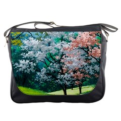 Anime Scenery Landscape Messenger Bag by Sarkoni