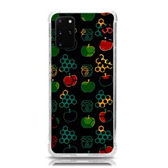 Apples Honey Honeycombs Pattern Samsung Galaxy S20Plus 6.7 Inch TPU UV Case