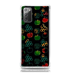 Apples Honey Honeycombs Pattern Samsung Galaxy Note 20 TPU UV Case