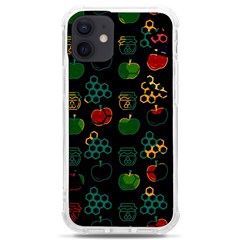 Apples Honey Honeycombs Pattern iPhone 12 mini TPU UV Print Case	