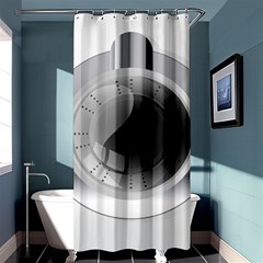 Washing Machines Home Electronic Shower Curtain 36  X 72  (stall)  by Sarkoni