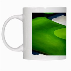 Golf Course Par Green White Mug by Sarkoni