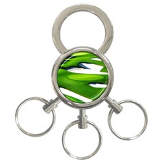 Golf Course Par Green 3-ring Key Chain by Sarkoni