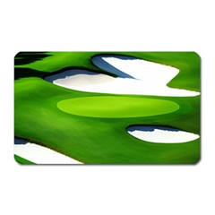 Golf Course Par Green Magnet (rectangular) by Sarkoni