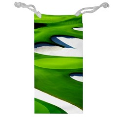 Golf Course Par Green Jewelry Bag by Sarkoni