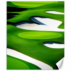 Golf Course Par Green Canvas 8  X 10  by Sarkoni