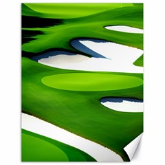 Golf Course Par Green Canvas 18  X 24  by Sarkoni