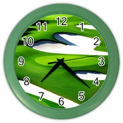 Golf Course Par Green Color Wall Clock by Sarkoni