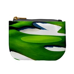 Golf Course Par Green Mini Coin Purse by Sarkoni