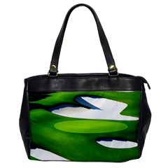 Golf Course Par Green Oversize Office Handbag by Sarkoni