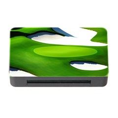 Golf Course Par Green Memory Card Reader With Cf by Sarkoni