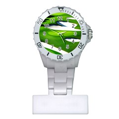 Golf Course Par Green Plastic Nurses Watch by Sarkoni